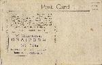 Back of postcard - Mrs. Charles A. Sweeney