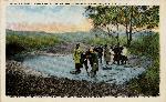 Postcard of school children