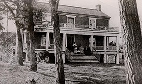 The McLean House in late summer 1865.