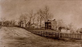 Mainstreet Appomattox Court House circa 1866