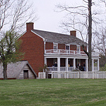 The McLean House was the site of the surrender meeting between Generals Lee and Grant.