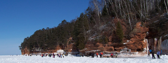 Mainland Sea Caves - Wintertime Visitors 2007