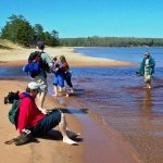 Wading at Julian Bay