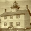 The Raspberry Island lighthouse, around 1900.