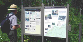 APIS Meyers Trailhead Bulletin Board and Neil 2006