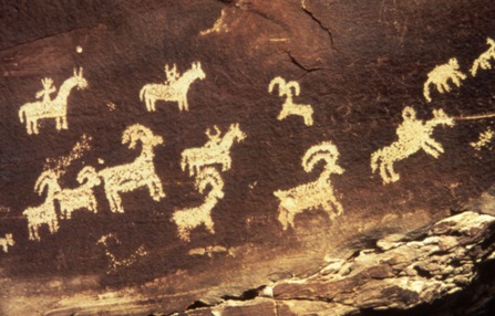 petroglyph panel