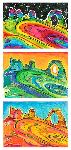Pete Apicella - Delicate Arch TRIPTYCH - Astral, Aqua, Earth