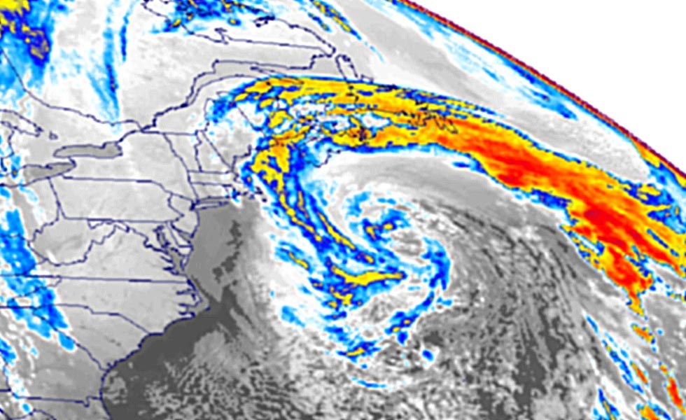 satellite image of storm system