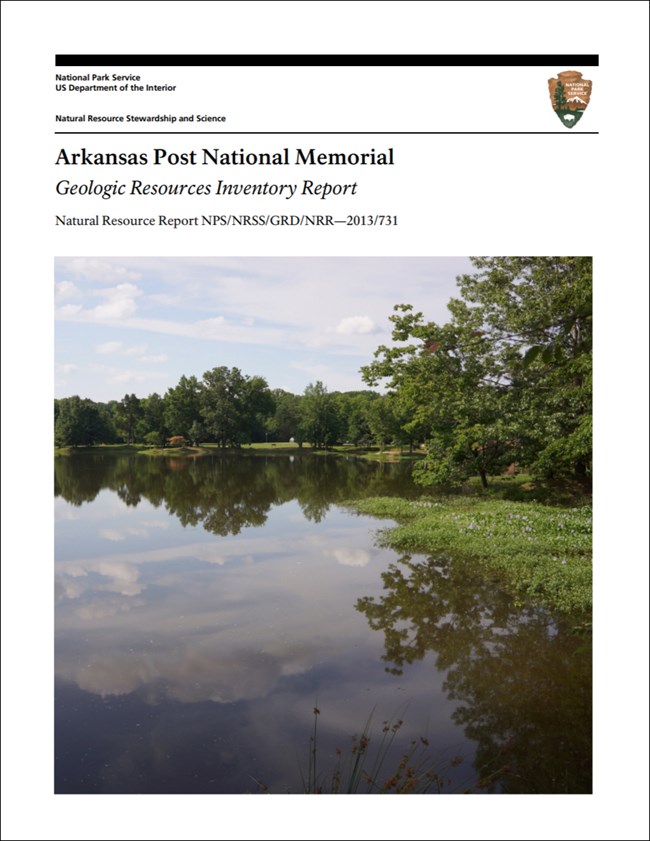 arkansas post report cover with landscape image