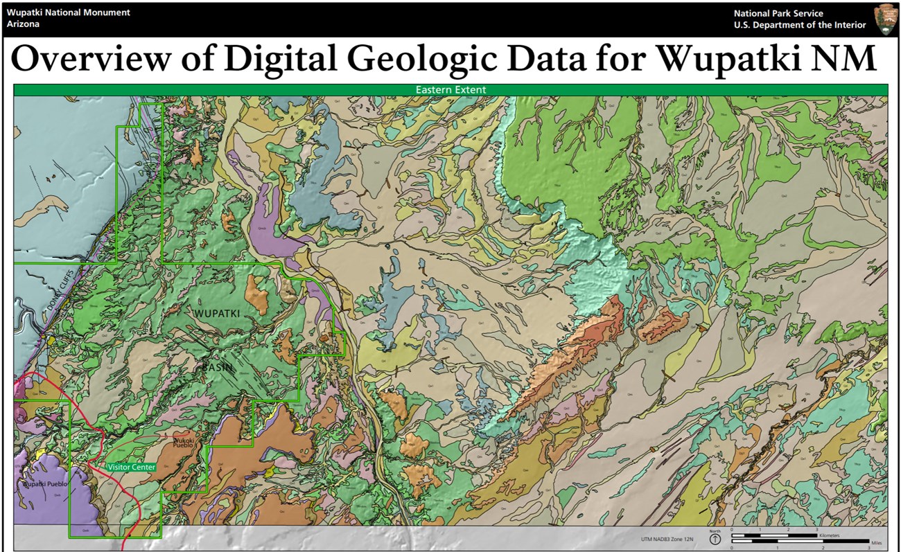 image of wupatki gri geologic map