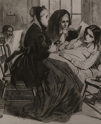 People in hospital at Blackwell Island. National Library of Medicine