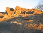 Aztec Ruins in the evening