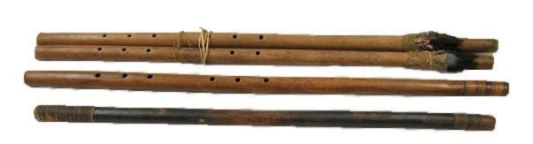 Flutes similar to those found at Aztec Ruins.