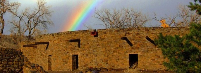 Rainbow over the Great Kiva