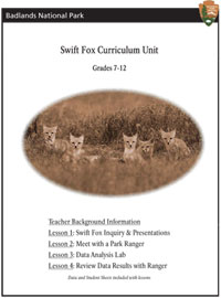 Cover of Swift Fox Curriculum with photos of the foxes