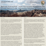 Front page of General Management Plan Newsletter