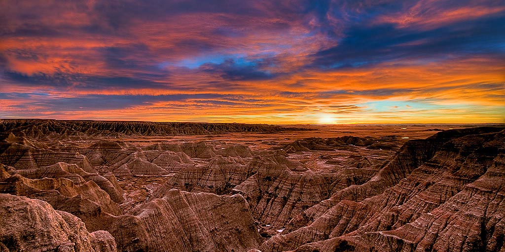 Big Badlands Overlook by Photographer Rikk Flohr, 2008 Artist in Residence