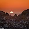 Sunset in the Badlands by Rikk Flohr