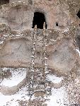 Cavate with Ladder in Winter