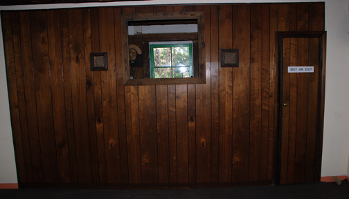 Non-historic wall in old theater will be removed.
