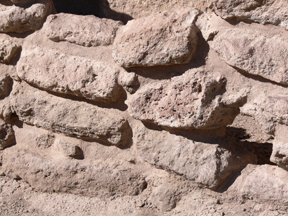 block wall with mortar