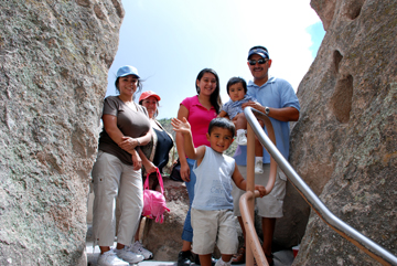 a family visit to the Main Loop Trail