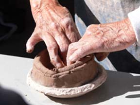 pottery making