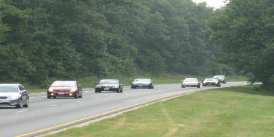 a picture of vehicles travelling the Baltimore Washington Parkway