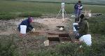 Crew at start of excavations