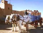 Wagon being loaded