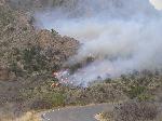 4:25pm; Fire close-up