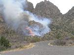 4:31pm; detail of flames