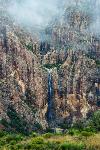 Rare waterfall in the Chisos Basin