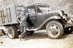 CCC enrollee and truck