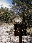 Sign and spur trail to SW3
