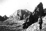 Rhyolitic summits in Chisos Mountains