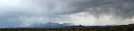 Rain over the Chisos Mountains