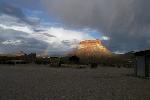 A rainbow over Castolon