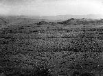 Santiago Range from Tornillo desert on the west.