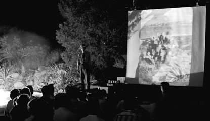 Evening Program in the Chisos Basin, 1959