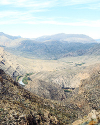 The Rio Grande as seen from the Marufo Vega Trail