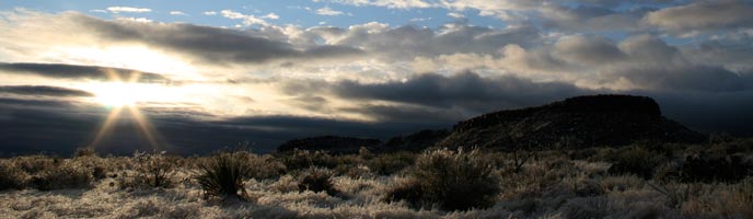 Sunrise of Snow and Ice