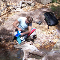 Always filter backcountry water, when available.