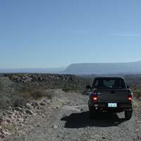 Driving the Glenn Springs Road Driving the Glenn Springs Road