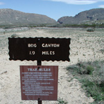 Dog Canyon Trailhead