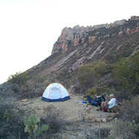 Juniper Canyon campsite