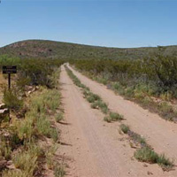 The Paint Gap road