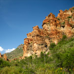 Red Rocks in Blue Creek
