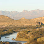 View from the Rio Grande Village Nature Trail. View from the Rio Grande Village Nature Trail.
