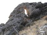 Gap in the limestone